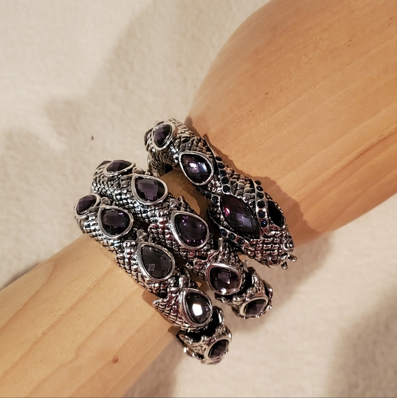 Wrap around crystal snake bracelet New - Picture 3 of 3